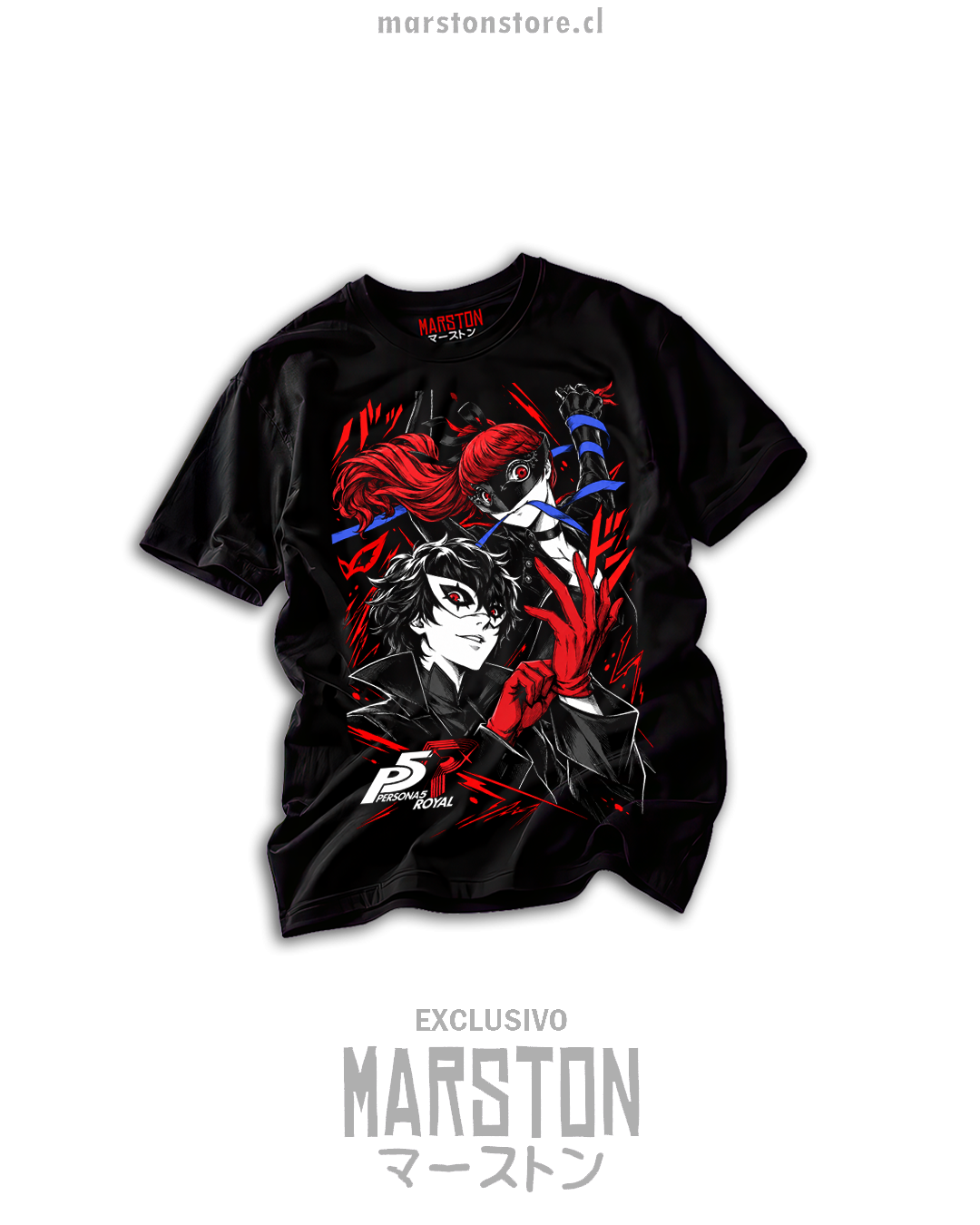 Polera Persona 5 Royal - Joker y Kasumi Yoshizawa
