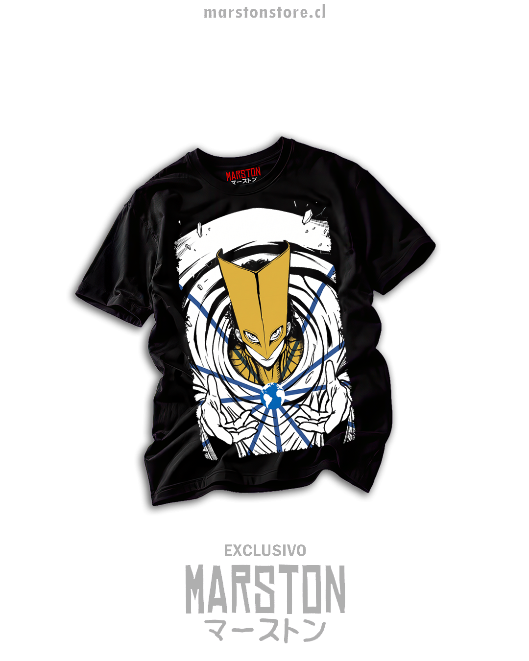 Polera negra Persona 5 Royal - Takuto Maruki y Adam Kadmon