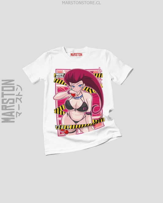 Polera de Pokémon con Jessie del Equipo Rocket