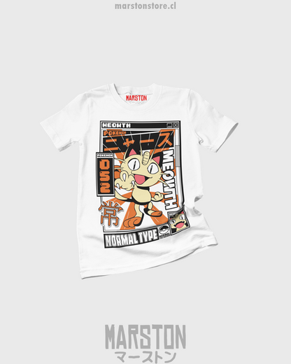 Polera de Pokémon con diseño de Meowth