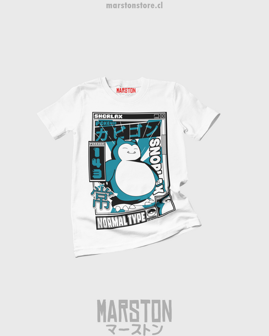 Polera de Pokémon con diseño de Snorlax