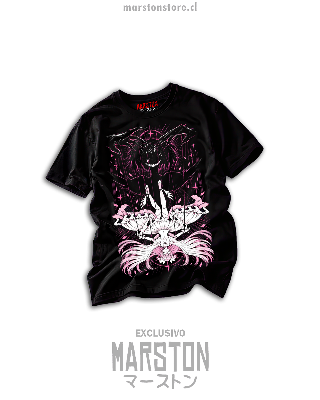 Polera Puella Magi Madoka Magica negra