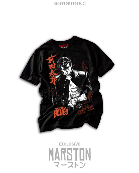 Polera negra Rokudenashi Blues - Taison Maeda