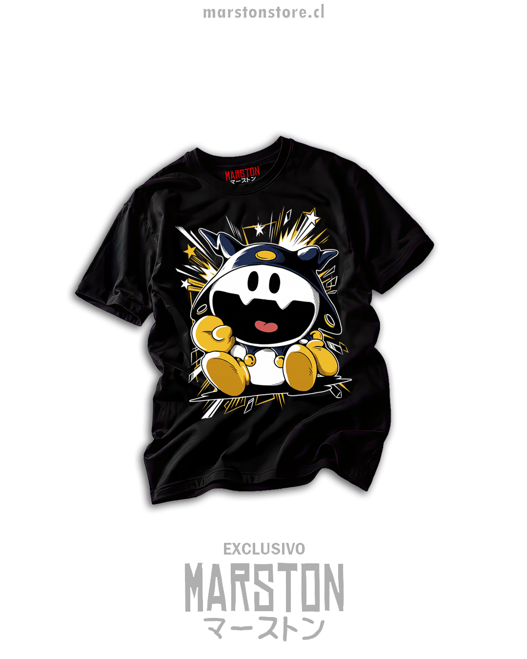 Polera negra Shin Megami Tensei - Jack Frost