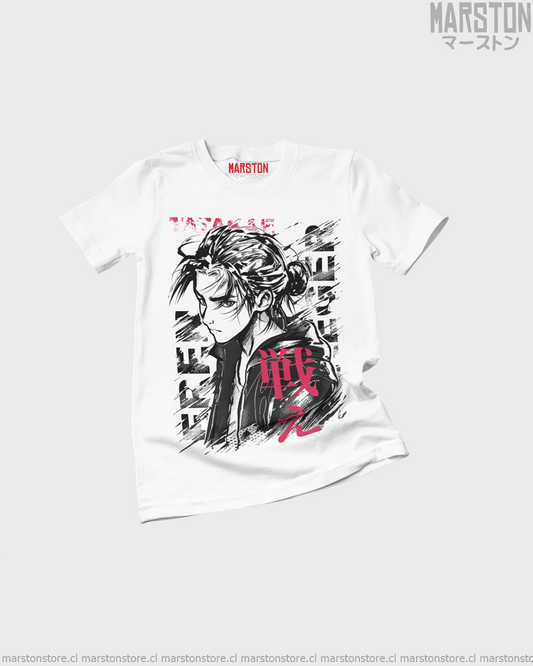 Polera Shingeki no Kyojin con diseño de Eren Jaeger