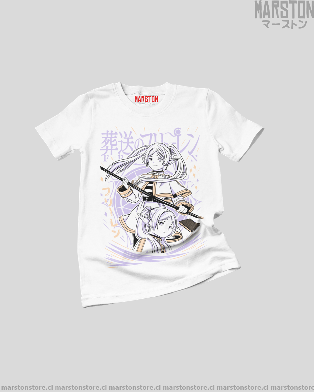 Polera Sousou no Frieren con diseño inspirado en el anime