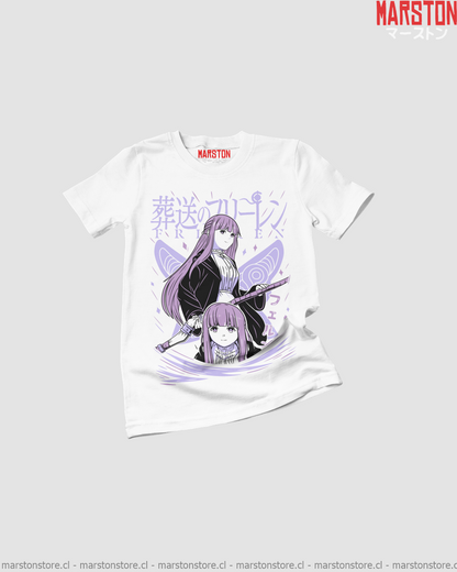 Polera Sousou no Frieren con diseño de Fern