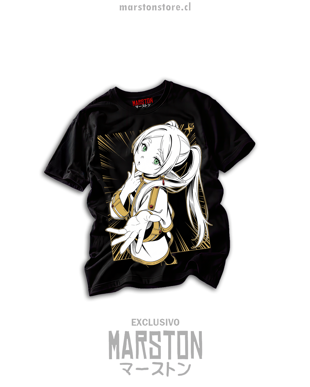 Polera Sousou no Frieren - Frieren negra