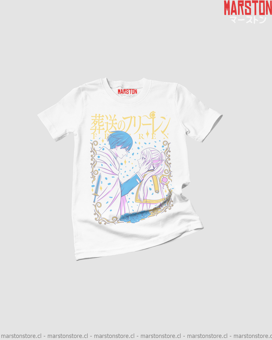 Polera Sousou no Frieren con Himmel y Frieren