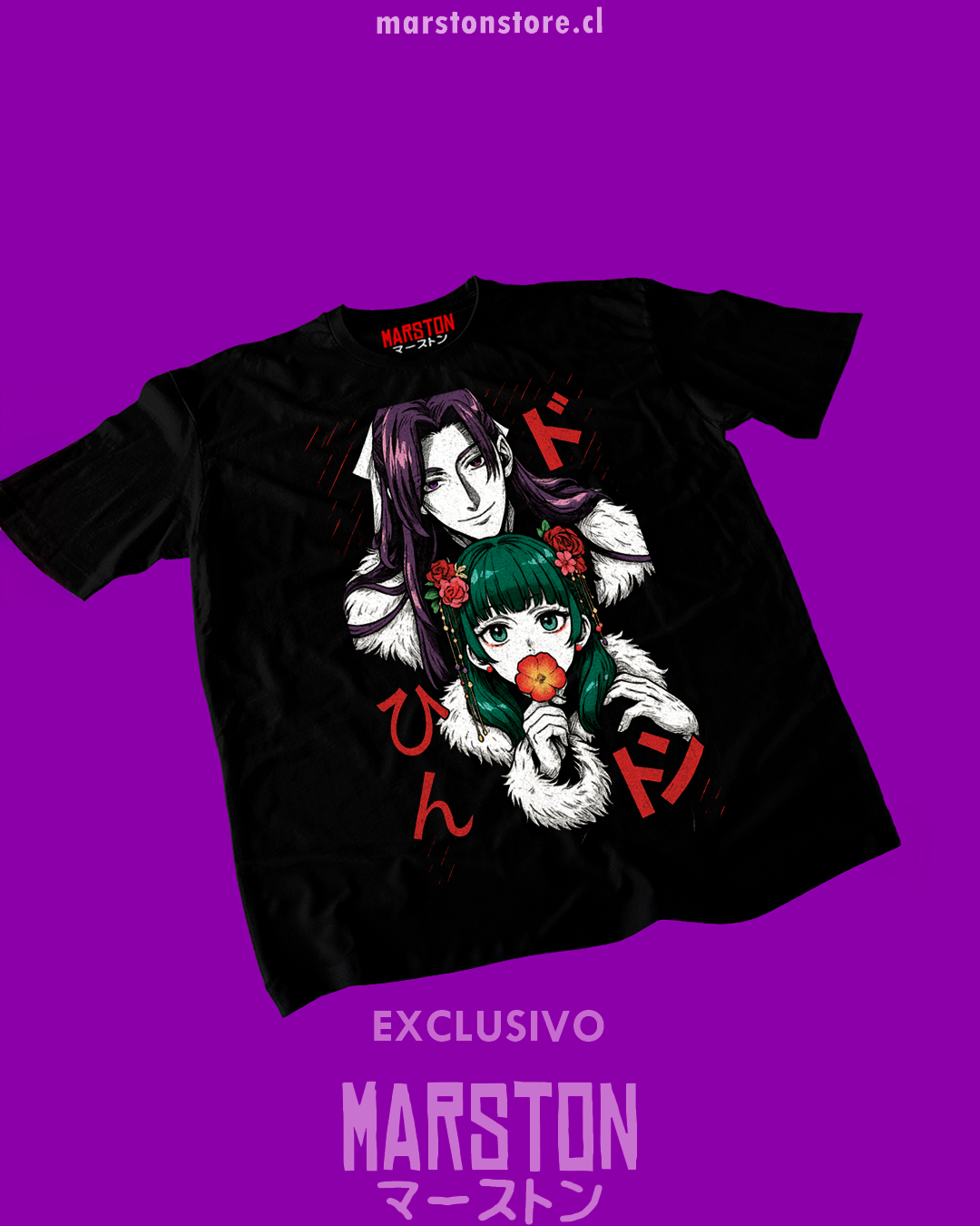 Polera negra The Apothecary Diaries, Los diarios de la boticaria (Kusuriya no Hitorigoto), con Maomao y Jinshi