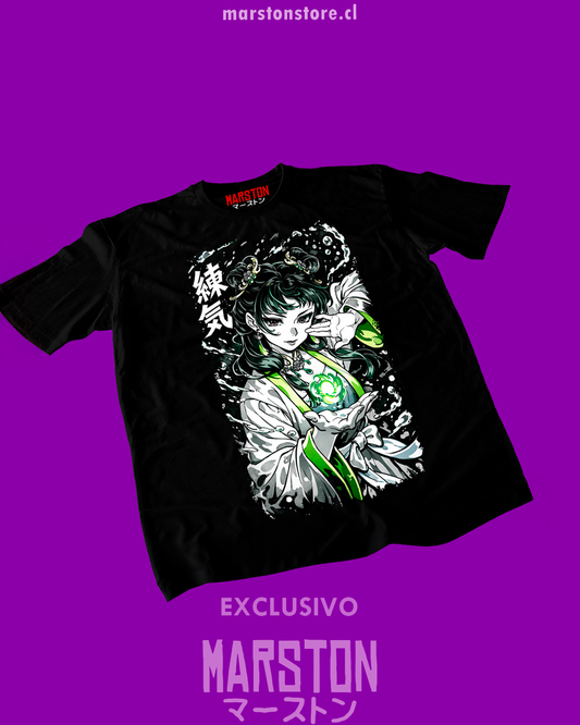 Polera negra The Apothecary Diaries, Los diarios de la boticaria (Kusuriya no Hitorigoto), con diseño de Maomao