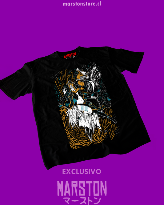 Polera negra The Legend of Zelda con diseño de Midna
