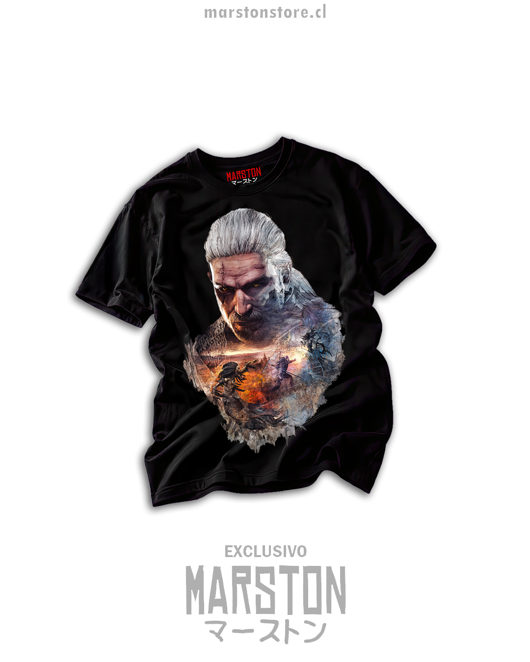 Polera The Witcher 3 - Geralt de Rivia