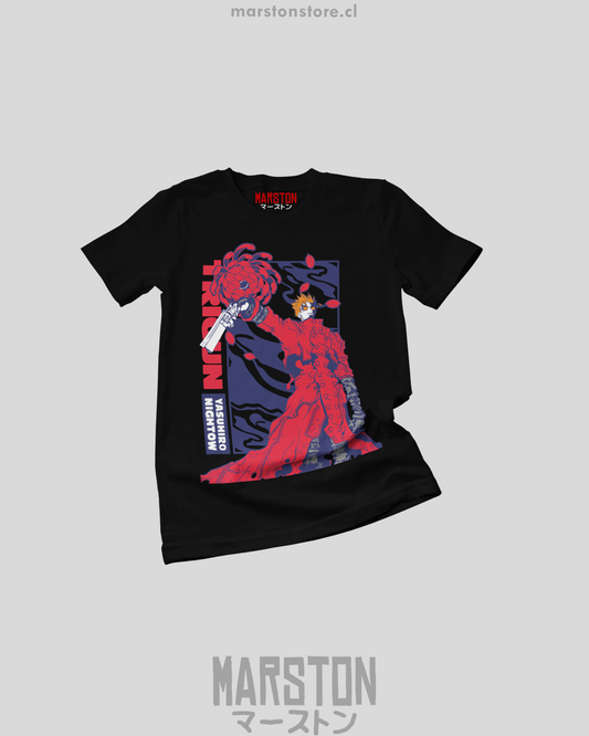 Polera de Trigun con Vash the Stampede
