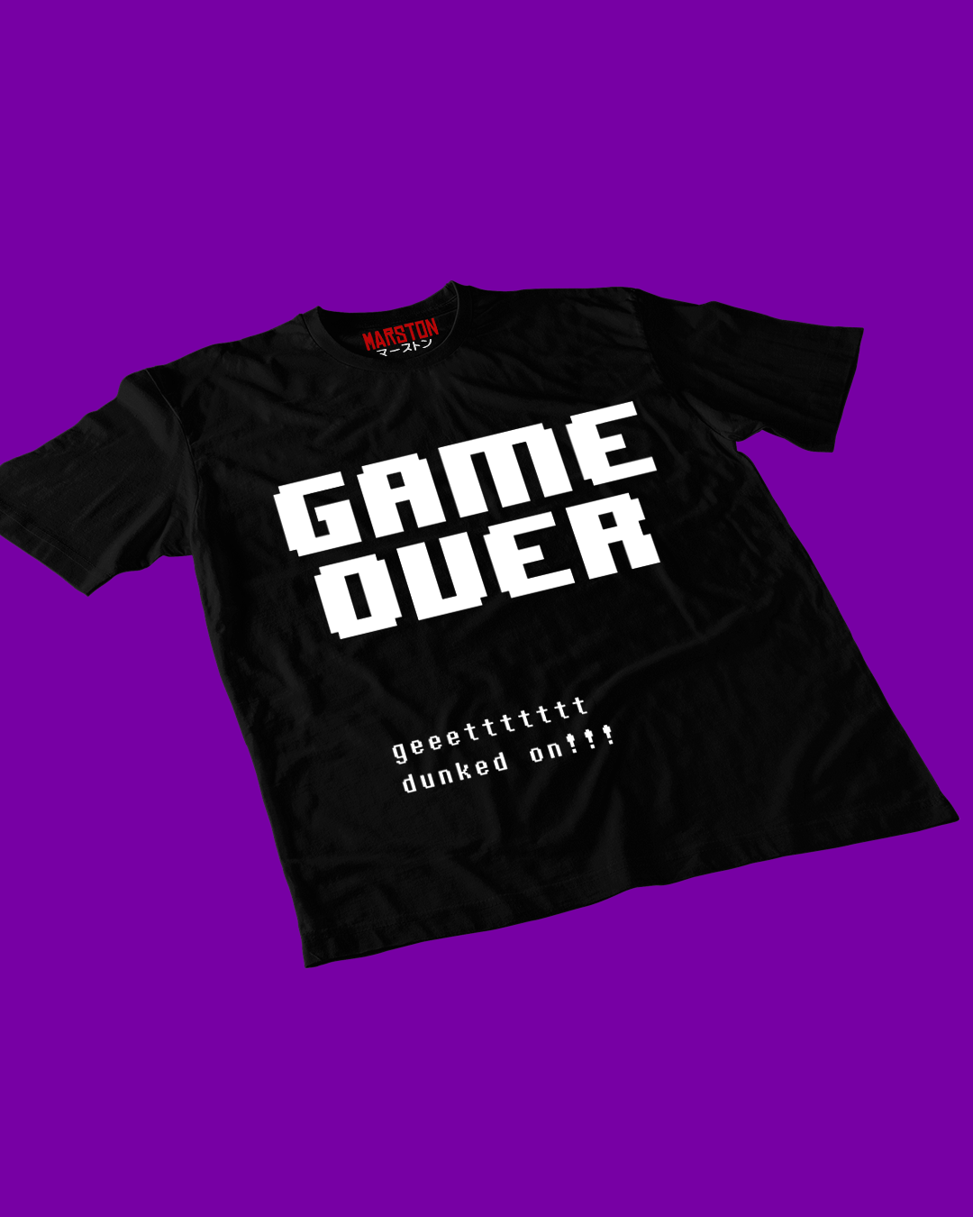 Polera negra con diseño de Undertale