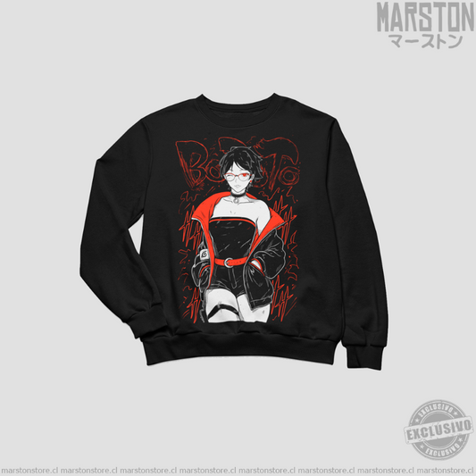 Polerón Boruto: Naruto Next Generations con diseño de Sarada Uchiha