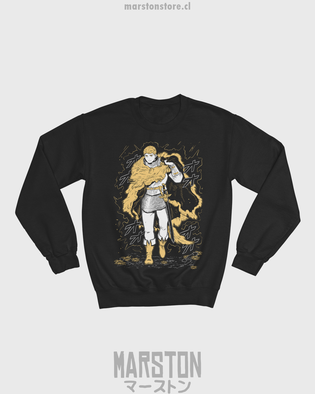 Polerón Dungeon Meshi con diseño de Laios Touden