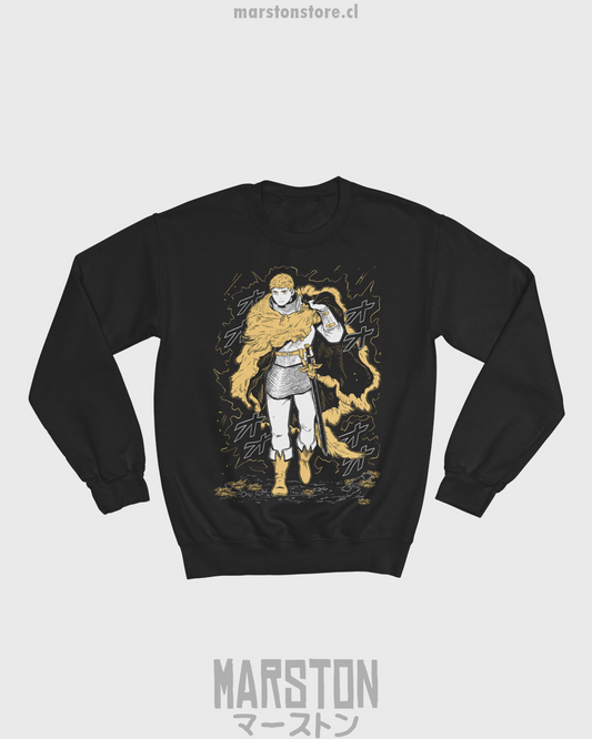 Polerón Dungeon Meshi con diseño de Laios Touden