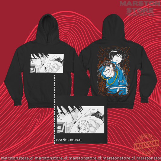 Polerón Fullmetal Alchemist con diseño de Roy Mustang