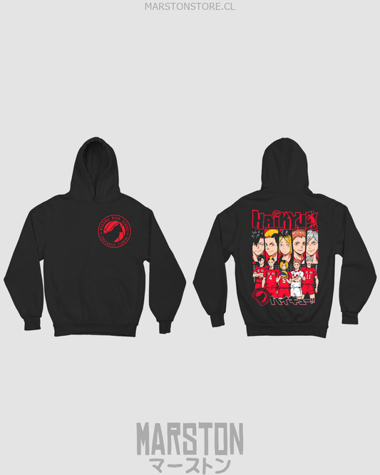 Polerón de Haikyuu!! del equipo Nekoma