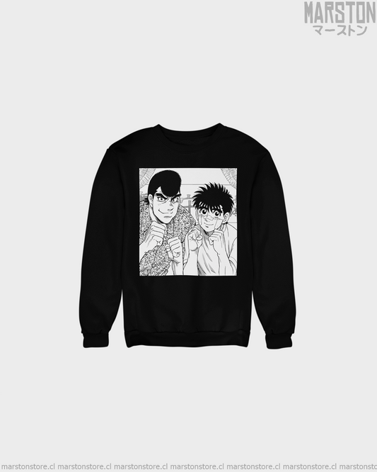 Polerón Hajime no Ippo con diseño de Ippo Makunouchi y Mamoru Takamura