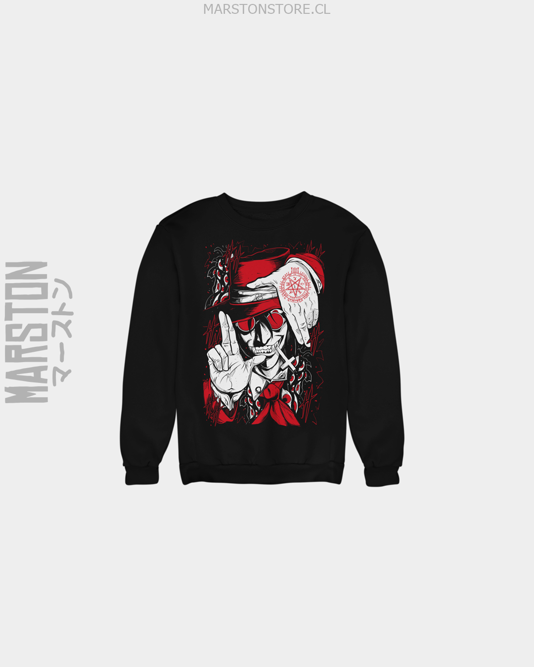 Polerón Hellsing con diseño de Alucard