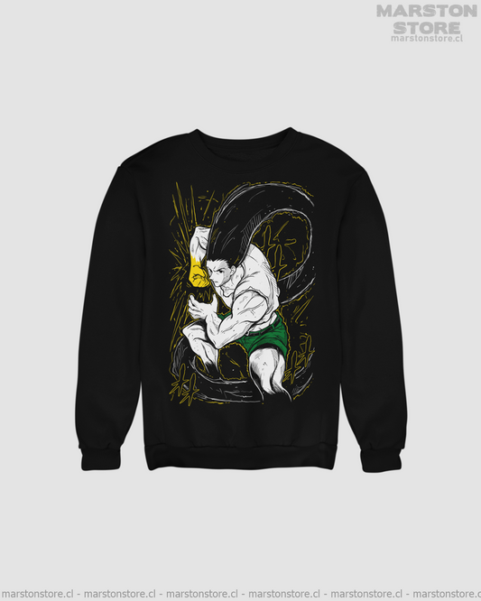 Polerón Hunter x Hunter con diseño de Gon Freecss