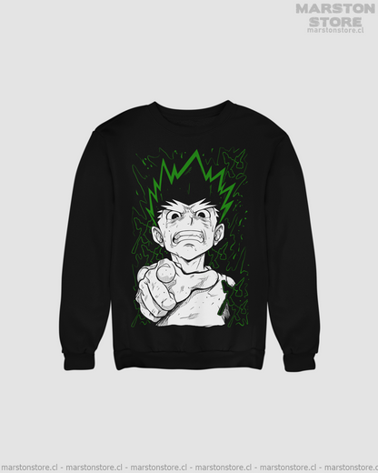 Polerón Hunter x Hunter con diseño de Gon Freecss