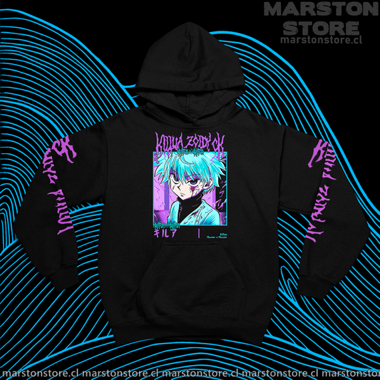 Polerón Hunter x Hunter con diseño de Killua Zoldyck