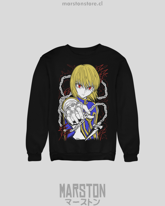 Polerón Hunter x Hunter con diseño de Kurapika