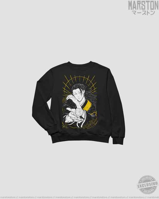Polerón Jujutsu Kaisen con diseño de Kenjaku y Suguru Geto