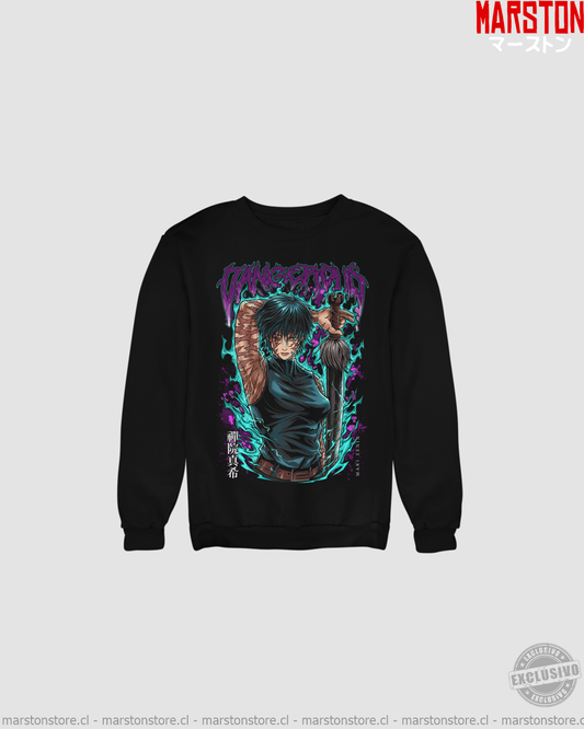 Polerón Jujutsu Kaisen con diseño de Maki Zenin