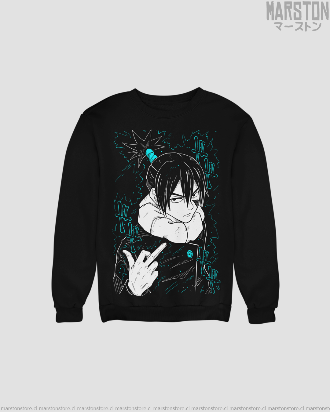 Polerón Jujutsu Kaisen con diseño de Mechamaru, Kokichi Muta