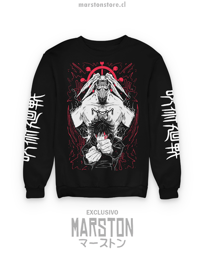 Polerón Jujutsu Kaisen - Megumi Fushiguro y Mahoraga - mockup principal