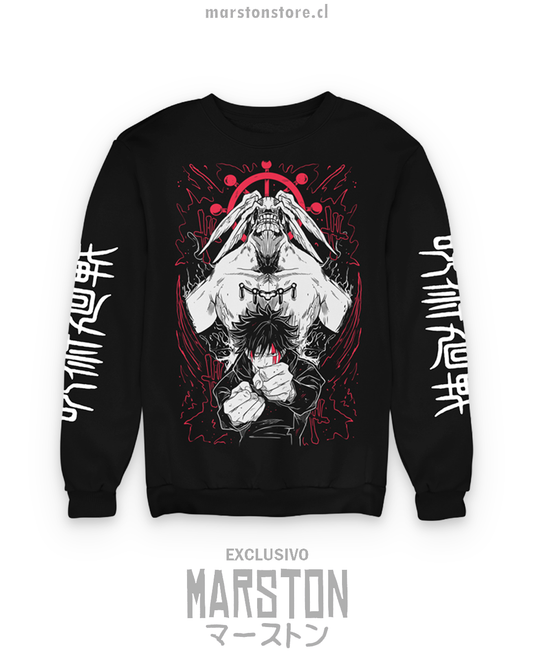 Polerón Jujutsu Kaisen - Megumi Fushiguro y Mahoraga - mockup principal