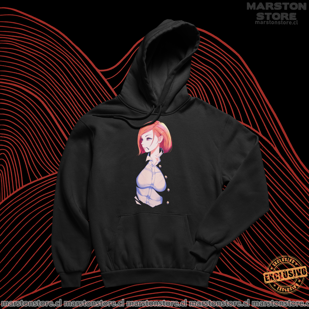 Polerón Jujutsu Kaisen con diseño de Nobara Kugisaki