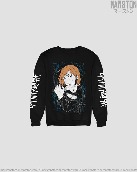 Polerón Jujutsu Kaisen con diseño de Nobara Kugisaki