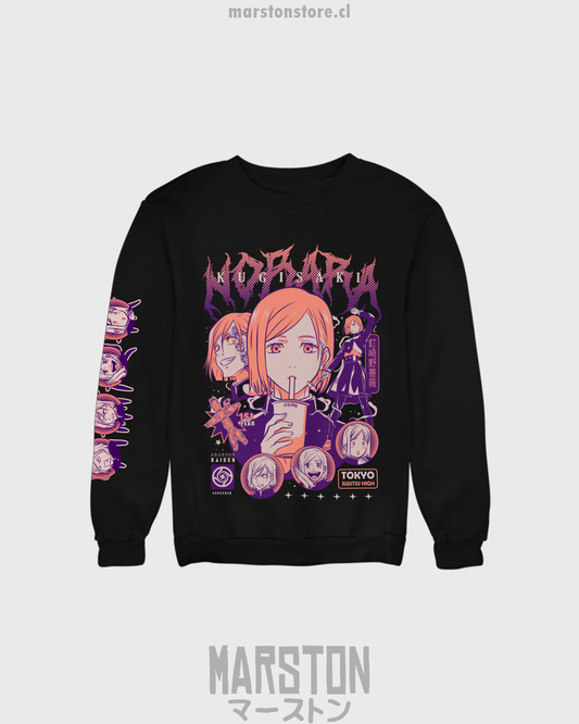 Polerón Jujutsu Kaisen con diseño de Nobara Kugisaki