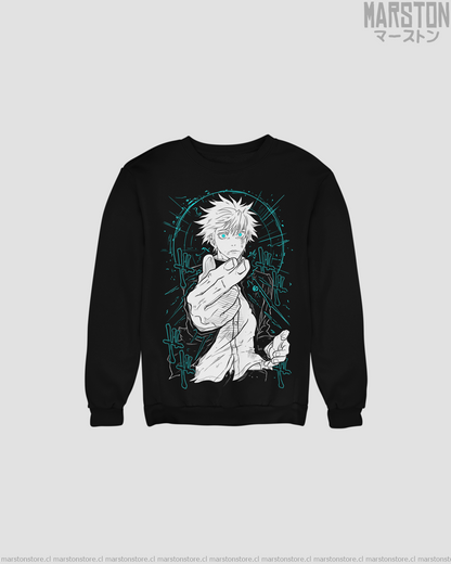 Polerón Jujutsu Kaisen con diseño de Satoru Gojo