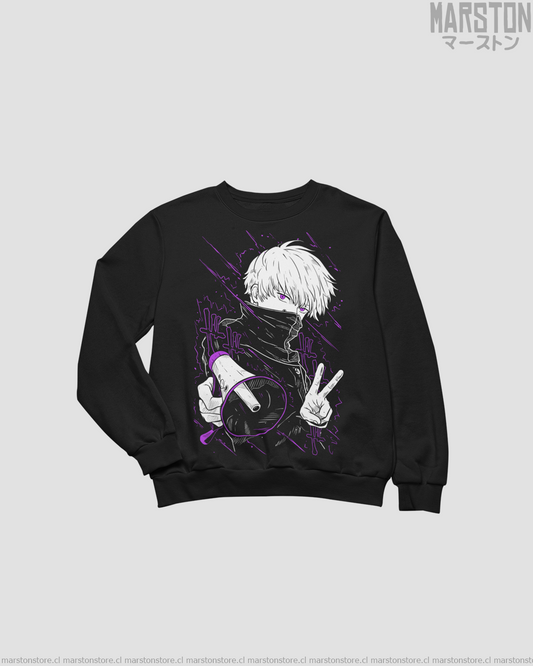 Polerón Jujutsu Kaisen con diseño de Toge Inumaki