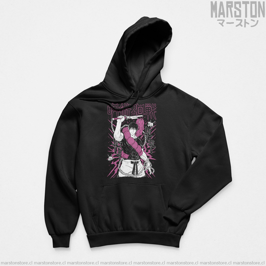 Polerón Jujutsu Kaisen con diseño de Toji Fushiguro