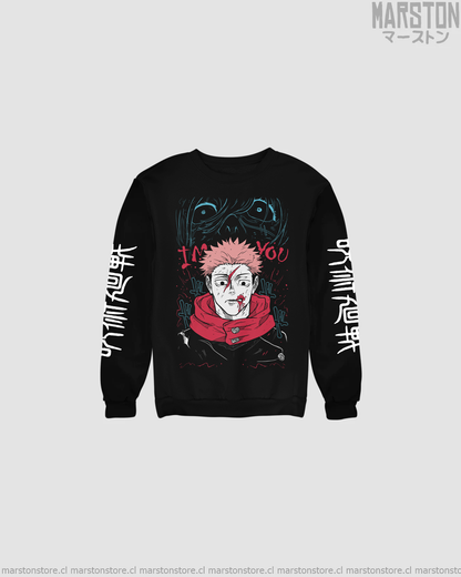 Polerón Jujutsu Kaisen con Yuji Itadori y Mahito