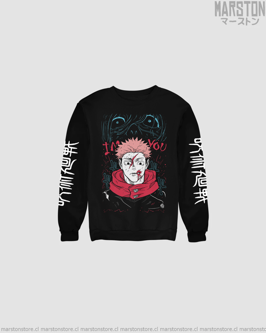 Polerón Jujutsu Kaisen con Yuji Itadori y Mahito