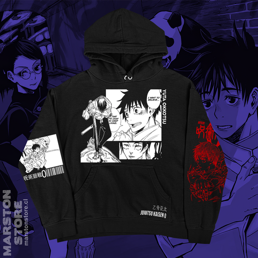 Polerón Jujutsu Kaisen con diseño de Yuta Okkotsu