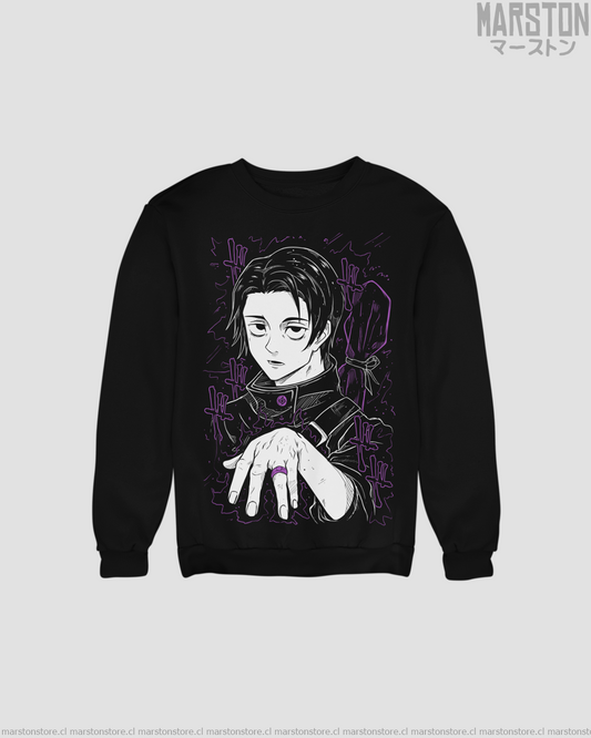 Polerón Jujutsu Kaisen con diseño de Yuta Okkotsu