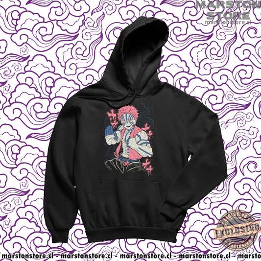 Polerón Kimetsu no Yaiba Demon Slayer con diseño de Akaza