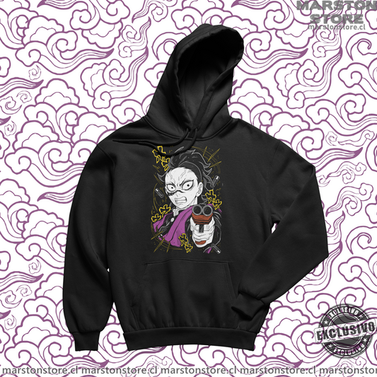 Polerón Kimetsu no Yaiba Demon Slayer con diseño de Genya Shinazugawa
