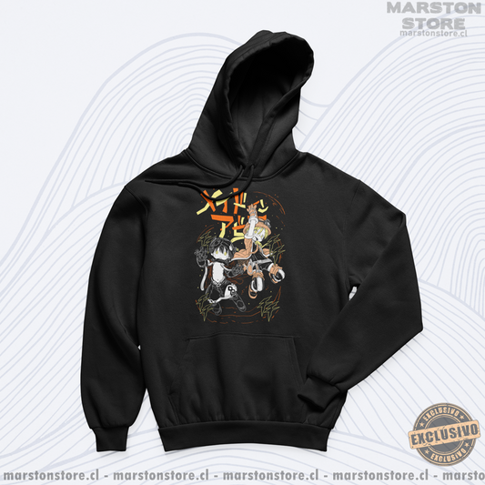 Polerón de Made in Abyss con Riko y Reg