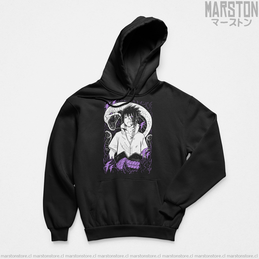 Polerón Naruto con diseño de Sasuke Uchiha