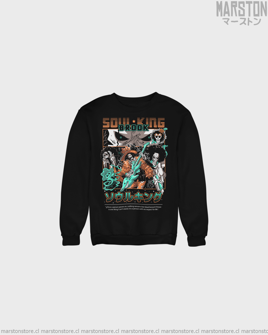 Polerón One Piece con diseño de Brook